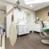 Dentistry cabinet with children chair in modern hospital